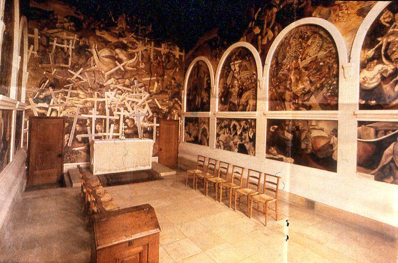 Sandham Chapel interior